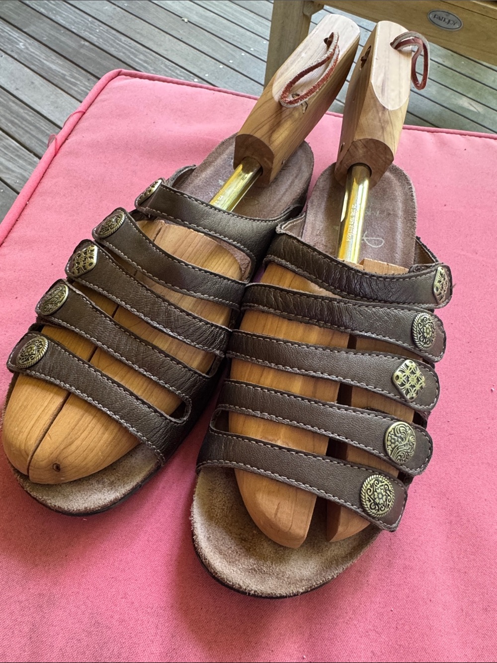 Dansko Leather Slip-on Sandals size 39